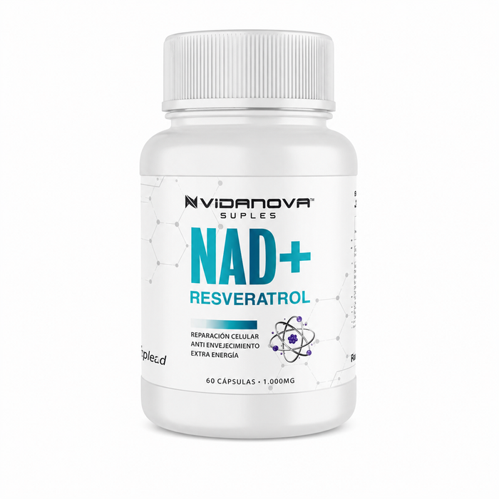 NAD+ Resveratrol 1000MG | Vitalidad y Envejecimiento Saludable
