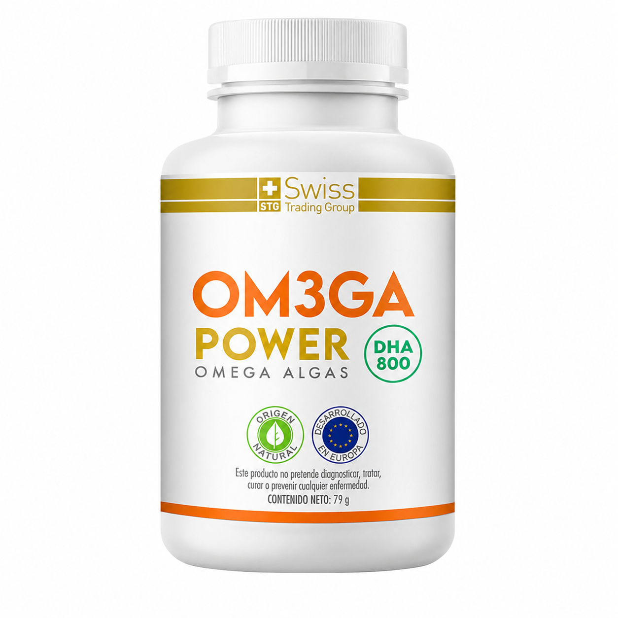 Om3ga Power DHA 800 | Omega 3 Vegano de Algas