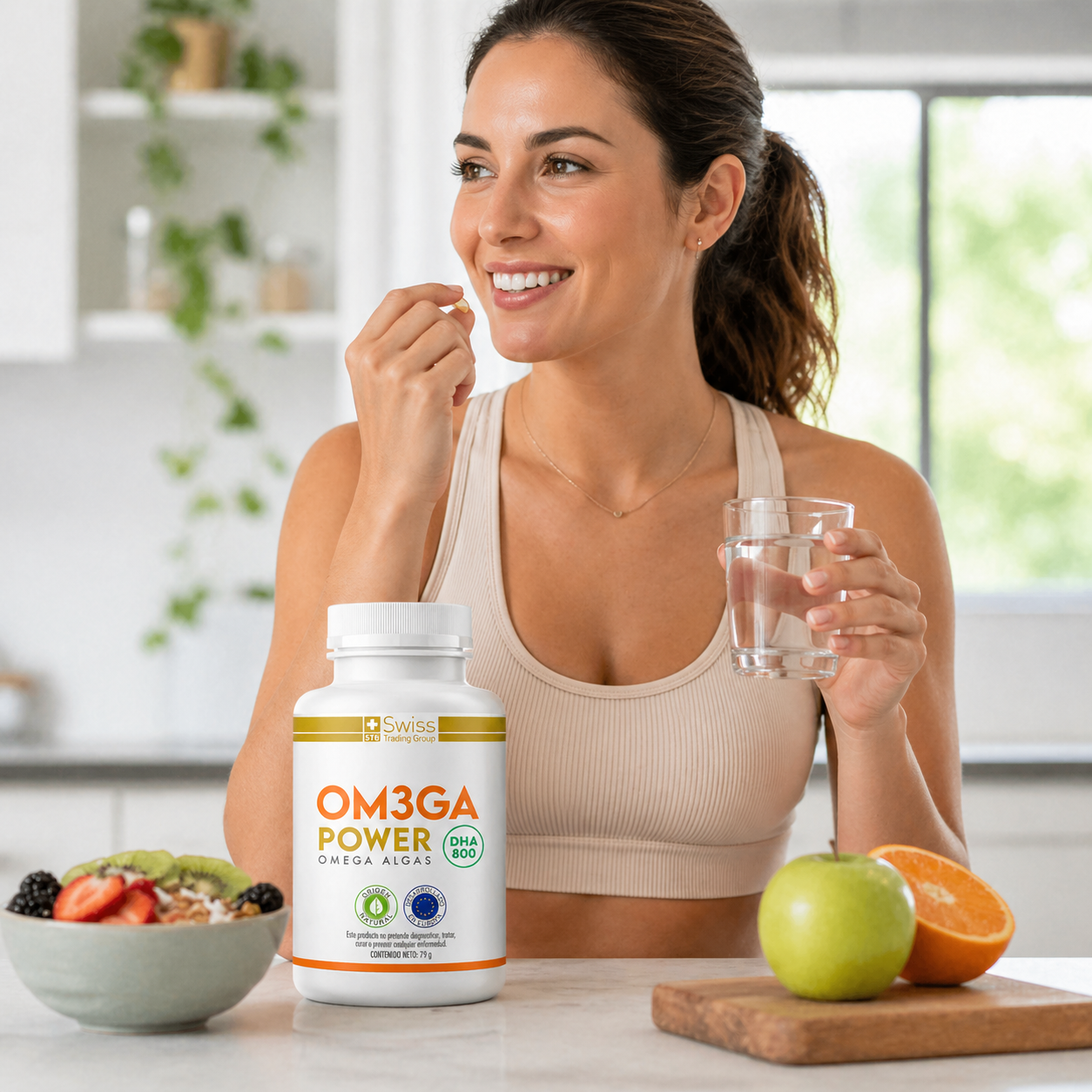 Om3ga Power DHA 800 | Omega 3 Vegano de Algas